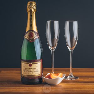 Flasche Champagne Veuve Noizieres