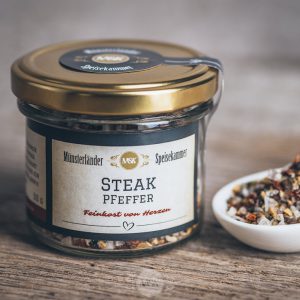 Glas Steakpfeffer von der Münsterländer Speisekammer
